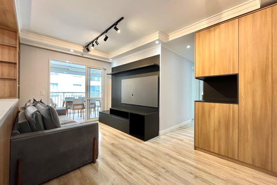 Sala de apartamento para alugar com 2 quartos, 73m² em Jabaquara, São Paulo