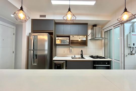 Cozinha de apartamento para alugar com 2 quartos, 73m² em Jabaquara, São Paulo