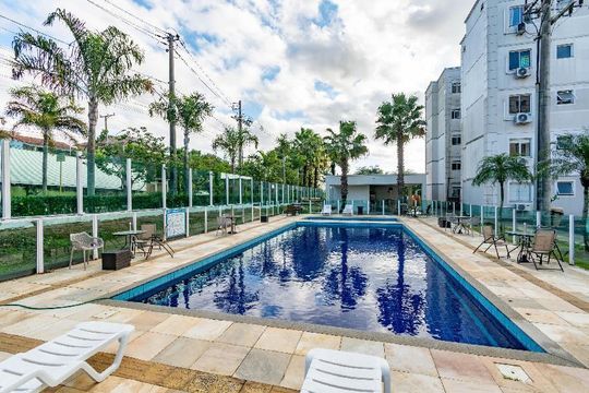 Área externa de apartamento para alugar com 2 quartos, 41m² em São José, Canoas