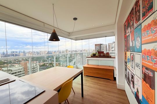 Apartamento para alugar com 1 quarto, 44m² em Brooklin, São Paulo