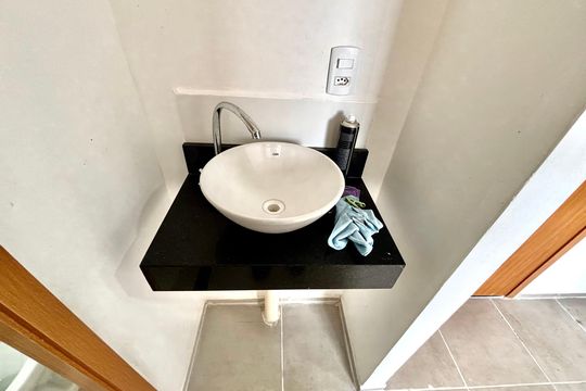 Banheiro de apartamento para alugar com 2 quartos, 34m² em Lageado, Ferraz de Vasconcelos