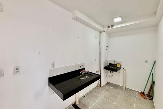 Cozinha de apartamento para alugar com 2 quartos, 34m² em Lageado, Ferraz de Vasconcelos