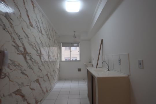 Cozinha e Área de Serviço de apartamento para alugar com 2 quartos, 50m² em Jardim da Laranjeira (zona Leste), São Paulo