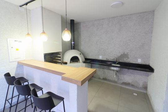 Área comum - Churrasqueira de apartamento para alugar com 2 quartos, 41m² em Jaguaribe, Osasco