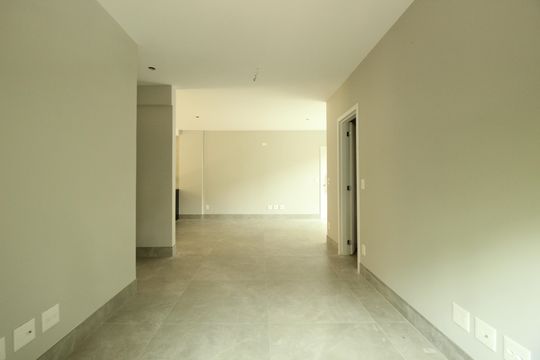 Sala  de apartamento à venda com 3 quartos, 106m² em Sion, Belo Horizonte