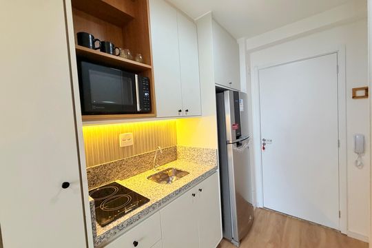 Studio  de kitnet/studio para alugar com 1 quarto, 28m² em Santo Amaro, São Paulo