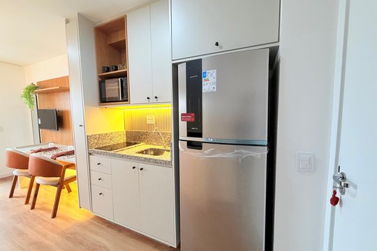 Studio  de kitnet/studio para alugar com 1 quarto, 28m² em Santo Amaro, São Paulo