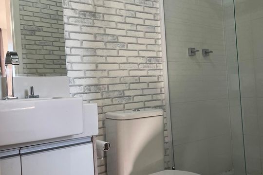 Banheiro de apartamento para alugar com 1 quarto, 40m² em Santana, São Paulo