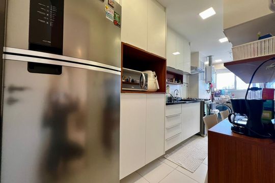 Cozinha de apartamento à venda com 2 quartos, 84m² em Barra da Tijuca, Rio de Janeiro
