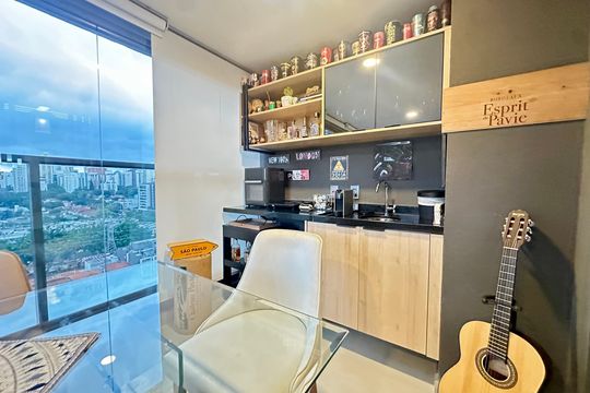 Varanda de apartamento para alugar com 2 quartos, 73m² em Brooklin, São Paulo