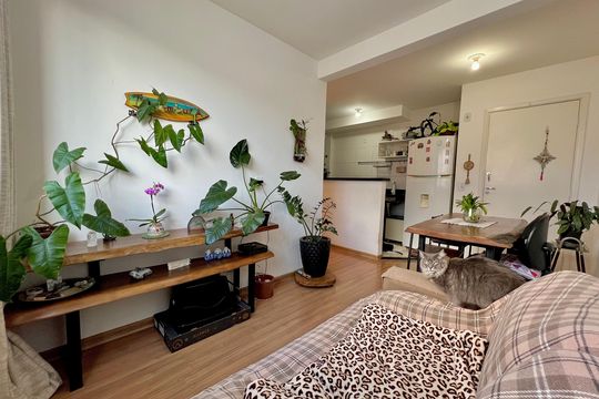 Sala de apartamento para alugar com 2 quartos, 53m² em Nova Califórnia, Juiz de Fora