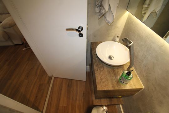 Lavabo de apartamento à venda com 2 quartos, 78m² em Santana, São Paulo