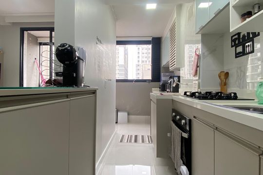 Cozinha - Área de Serviço de apartamento à venda com 2 quartos, 48m² em Centro, Osasco