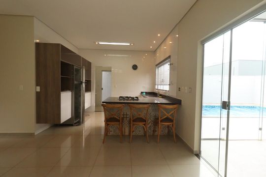 Cozinha de casa de condomínio para alugar com 4 quartos, 230m² em Bonfim Paulista, Ribeirão Preto