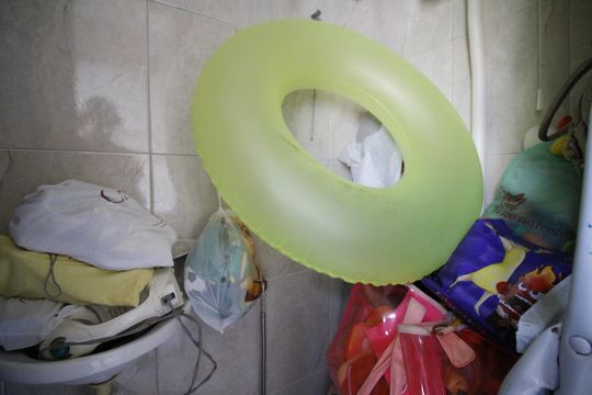 Banheiro de serviço de apartamento à venda com 2 quartos, 58m² em Taquara, Rio de Janeiro