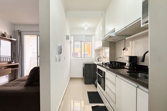 Cozinha de apartamento à venda com 2 quartos, 50m² em Irajá, São Bernardo do Campo