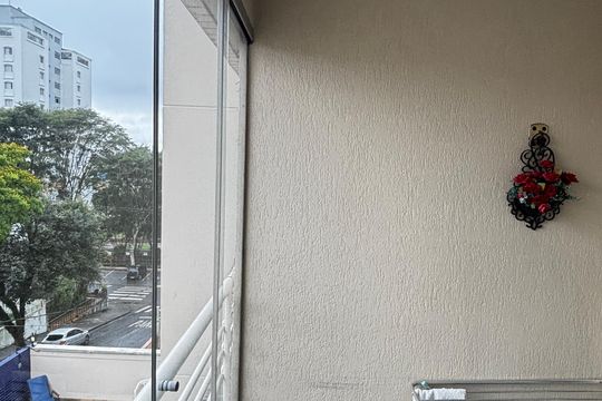 Sala - Sala de Jantar Varanda de apartamento à venda com 2 quartos, 67m² em Vila Boa Vista, Santo André