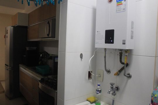 Área de Serviço de apartamento à venda com 2 quartos, 58m² em Jardim Sao Caetano, São Caetano do Sul