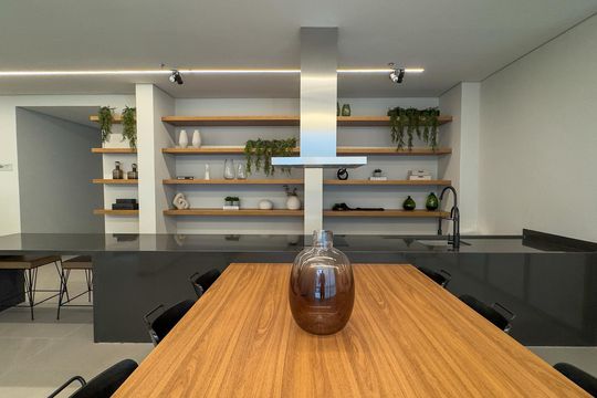 Área comum de kitnet/studio à venda com 1 quarto, 25m² em Vila Cordeiro, São Paulo