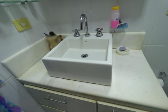 Banheiro 1 - Pia de casa à venda com 3 quartos, 177m² em Vila Cecilia Maria, Santo André