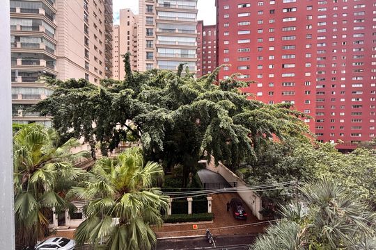 Suíte vista de apartamento para alugar com 3 quartos, 146m² em Jardim Europa, São Paulo