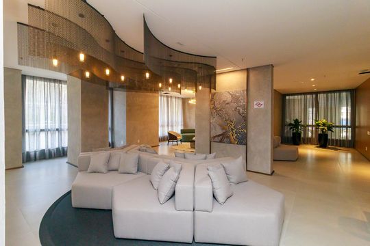 Área comum de apartamento para alugar com 2 quartos, 107m² em Jardim das Acacias, São Paulo