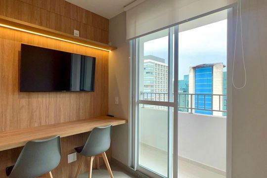 Sala de kitnet/studio para alugar com 1 quarto, 25m² em Pinheiros, São Paulo