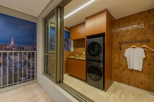 Varanda de apartamento à venda com 4 quartos, 588m² em Paraíso, São Paulo