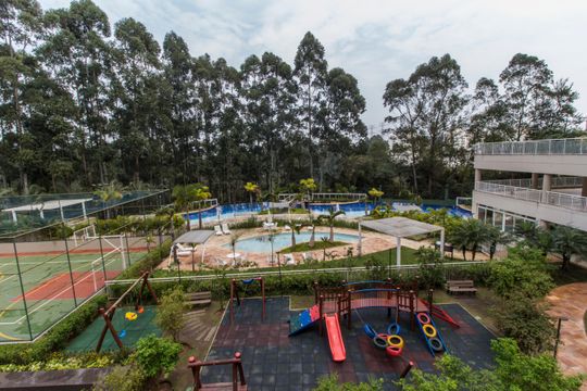 Área comum de apartamento para alugar com 3 quartos, 140m² em Centro Empresarial Tamboré, Santana de Parnaíba