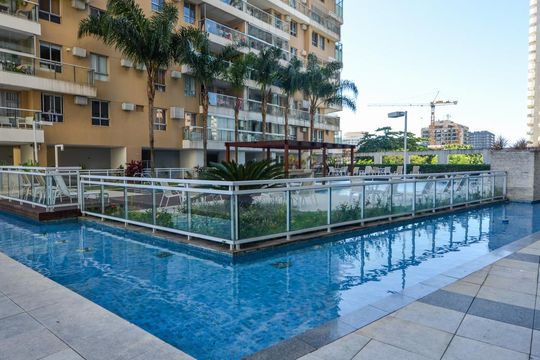 Área comum de apartamento para alugar com 3 quartos, 97m² em Recreio dos Bandeirantes, Rio de Janeiro