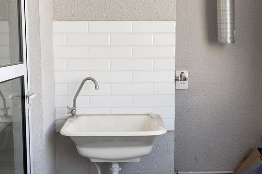 Área de serviço de apartamento para alugar com 2 quartos, 46m² em Mooca, São Paulo