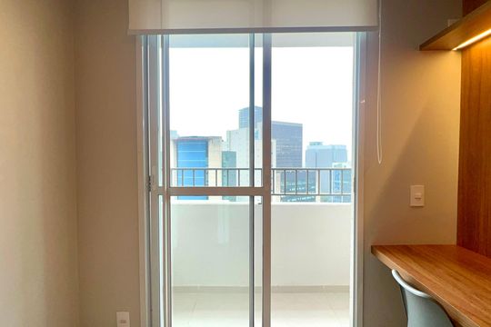 Varanda de apartamento para alugar com 1 quarto, 25m² em Pinheiros, São Paulo