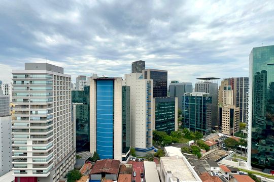 Vista da Varanda de kitnet/studio para alugar com 1 quarto, 25m² em Pinheiros, São Paulo