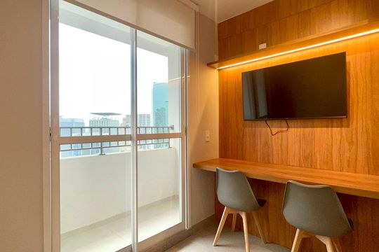 Sala de apartamento para alugar com 1 quarto, 25m² em Pinheiros, São Paulo