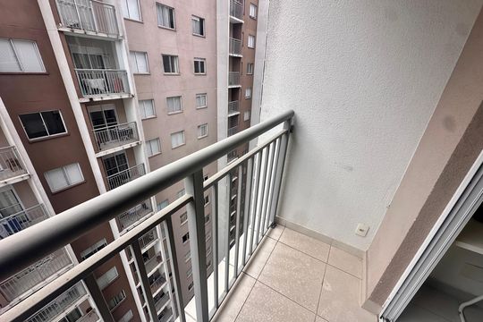 Varanda de apartamento à venda com 1 quarto, 28m² em Chácara Santo Antônio, São Paulo