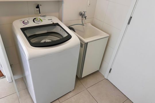 Lavanderia de apartamento à venda com 1 quarto, 28m² em Chácara Santo Antônio, São Paulo