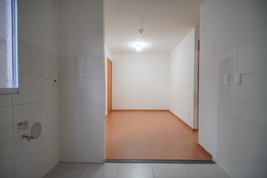 Sala/Cozinha de apartamento para alugar com 2 quartos, 50m² em Santos Dumont, São Leopoldo