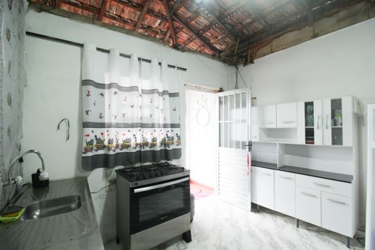 Cozinha de casa para alugar com 1 quarto, 60m² em Parque Sao Luis, São Paulo