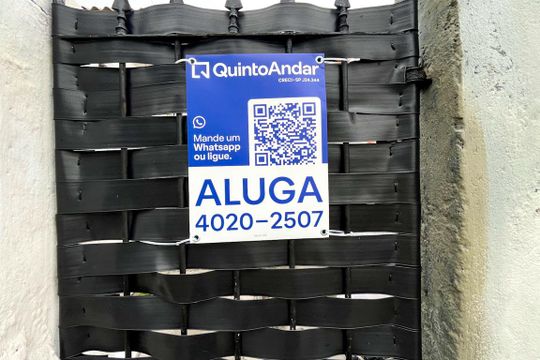 Plaquinha instalada dia 06 de setembro de 2026 código da plaquinha: BUJV-249 de casa para alugar com 1 quarto, 60m² em Parque Sao Luis, São Paulo