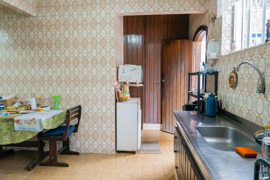 Cozinha de casa à venda com 3 quartos, 117m² em Grajaú, Rio de Janeiro