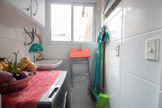 Área de Serviço de apartamento à venda com 3 quartos, 131m² em Xaxim, Curitiba