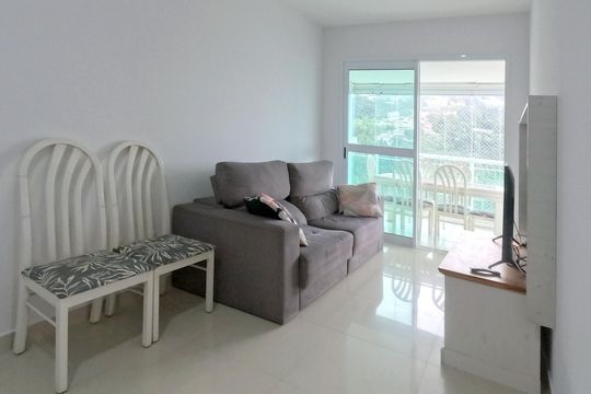 Sala de apartamento para alugar com 2 quartos, 77m² em José Menino, Santos