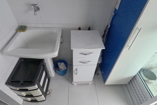 Área de Serviço de apartamento para alugar com 2 quartos, 77m² em José Menino, Santos