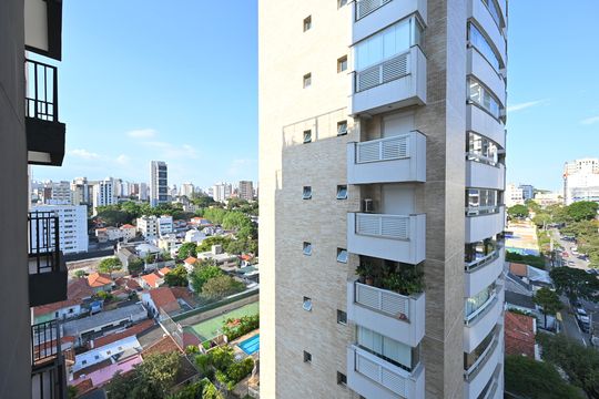 Vista da Varanda de apartamento para alugar com 1 quarto, 28m² em Vila Clementino, São Paulo
