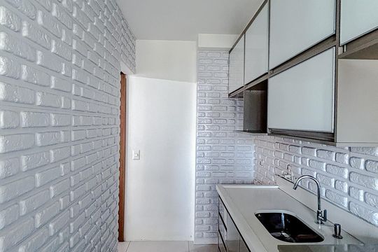 Cozinha de apartamento à venda com 2 quartos, 51m² em Tatuapé, São Paulo