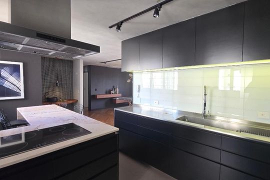 Cozinha de apartamento à venda com 2 quartos, 135m² em Campestre, Santo André