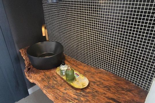 Banheiro de apartamento à venda com 2 quartos, 135m² em Campestre, Santo André