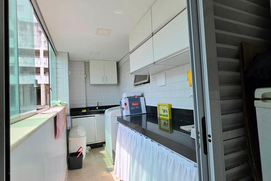 Área de serviço de apartamento à venda com 3 quartos, 216m² em Buritis, Belo Horizonte