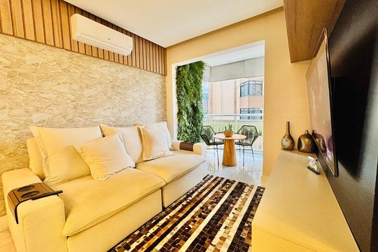 Sala de apartamento para alugar com 2 quartos, 63m² em Alphaville Industrial, Barueri