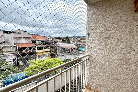 Varanda da Sala de apartamento para alugar com 3 quartos, 62m² em Jardim Bela Vista, Guarulhos